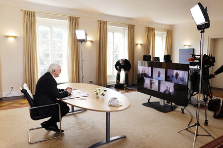 Regionalgespräch des Bundespräsidenten mit Bürgern aus Sachsen in Berlin