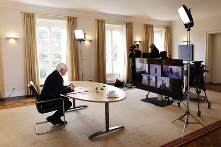 Regionalgespräch des Bundespräsidenten mit Bürgern aus Sachsen in Berlin