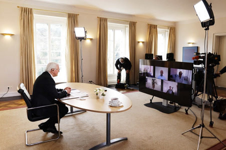 Regionalgespräch des Bundespräsidenten mit Bürgern aus Sachsen in Berlin