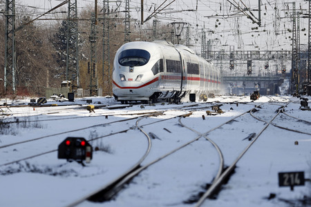 Symbolfoto Winterdienst bei der Deutschen Bahn