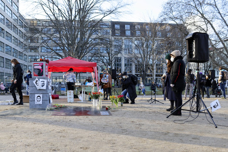 Gedenkveranstaltung am ersten Jahrestag des Anschlags in Hanau