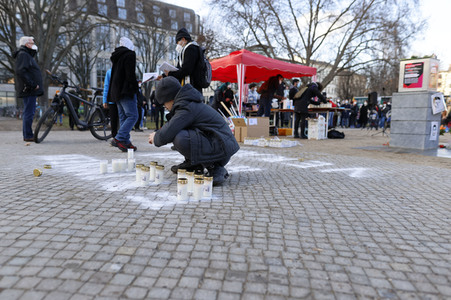 Gedenkveranstaltung am ersten Jahrestag des Anschlags in Hanau