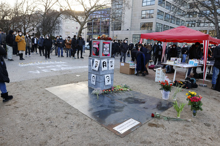 Gedenkveranstaltung am ersten Jahrestag des Anschlags in Hanau