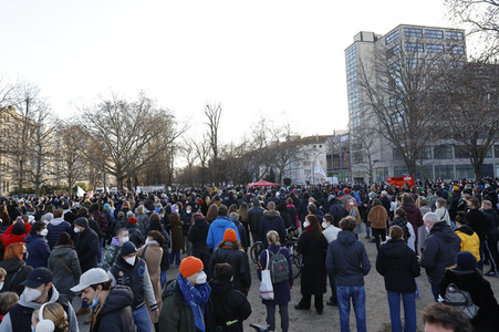 Gedenkveranstaltung am ersten Jahrestag des Anschlags in Hanau