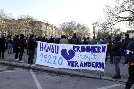 Gedenkveranstaltung am ersten Jahrestag des Anschlags in Hanau