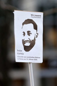 Gedenkveranstaltung am ersten Jahrestag des Anschlags in Hanau