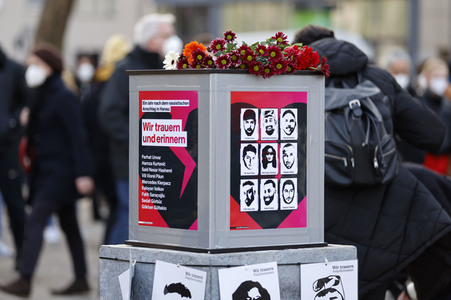 Gedenkveranstaltung am ersten Jahrestag des Anschlags in Hanau