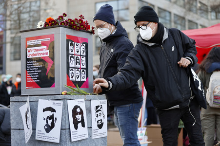 Gedenkveranstaltung am ersten Jahrestag des Anschlags in Hanau
