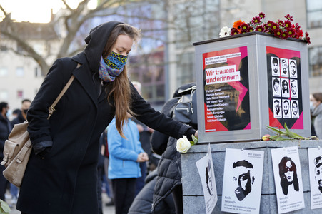 Gedenkveranstaltung am ersten Jahrestag des Anschlags in Hanau