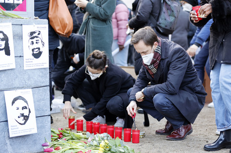 Gedenkveranstaltung am ersten Jahrestag des Anschlags in Hanau
