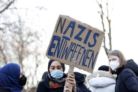 Gedenkveranstaltung am ersten Jahrestag des Anschlags in Hanau