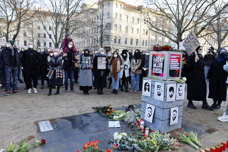 Gedenkveranstaltung am ersten Jahrestag des Anschlags in Hanau