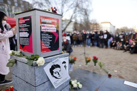 Gedenkveranstaltung am ersten Jahrestag des Anschlags in Hanau