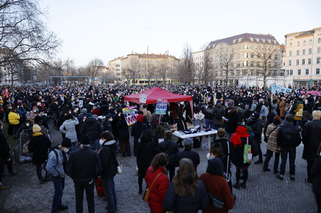 Gedenkveranstaltung am ersten Jahrestag des Anschlags in Hanau