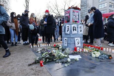 Gedenkveranstaltung am ersten Jahrestag des Anschlags in Hanau