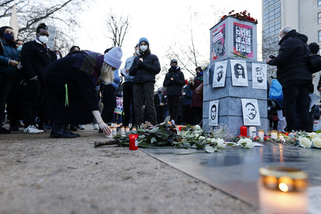 Gedenkveranstaltung am ersten Jahrestag des Anschlags in Hanau