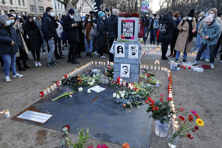Gedenkveranstaltung am ersten Jahrestag des Anschlags in Hanau