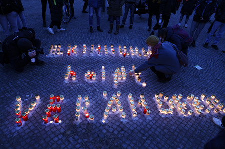 Gedenkveranstaltung am ersten Jahrestag des Anschlags in Hanau