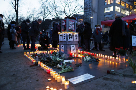 Gedenkveranstaltung am ersten Jahrestag des Anschlags in Hanau