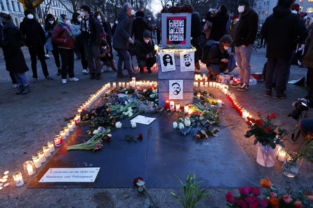 Gedenkveranstaltung am ersten Jahrestag des Anschlags in Hanau