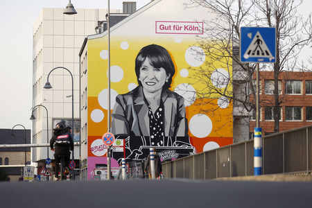 Henriette Reker Wandgemälde in Köln