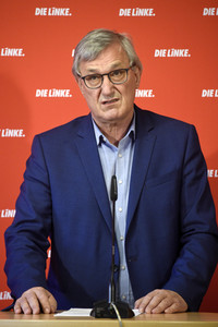 Pressekonferenz mit Bernd Riexinger in Berlin