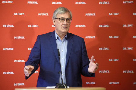 Pressekonferenz mit Bernd Riexinger in Berlin