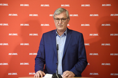 Pressekonferenz mit Bernd Riexinger in Berlin
