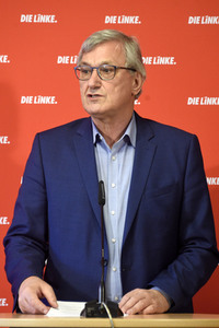 Pressekonferenz mit Bernd Riexinger in Berlin