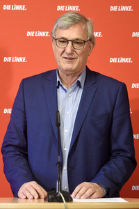 Pressekonferenz mit Bernd Riexinger in Berlin