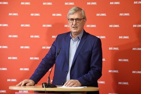 Pressekonferenz mit Bernd Riexinger in Berlin