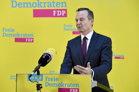 Pressekonferenz mit Volker Wissing in Berlin