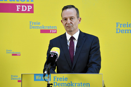 Pressekonferenz mit Volker Wissing in Berlin