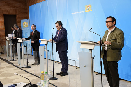 Pressekonferenz zur Corona-Situation in München