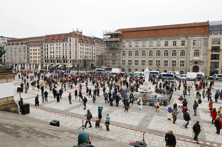 Multikultureller Frauenmarsch in Berlin