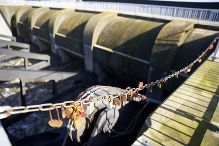 Das Eider-Sperrwerk in Wesselburenerkoog