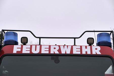 Übergabe eines Waldbrandlöschfahrzeuges an die Feuerwehr in Celle