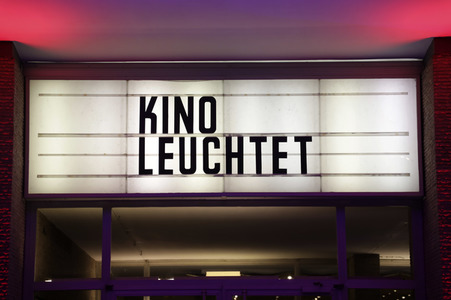 Aktion 'Kino leuchtet. Für dich.' in Berlin