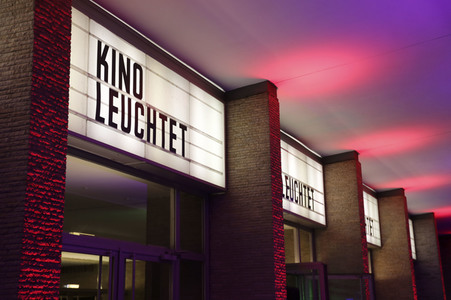Aktion 'Kino leuchtet. Für dich.' in Berlin