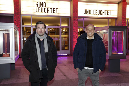 Aktion 'Kino leuchtet. Für dich.' in Berlin