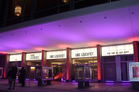 Aktion 'Kino leuchtet. Für dich.' in Berlin