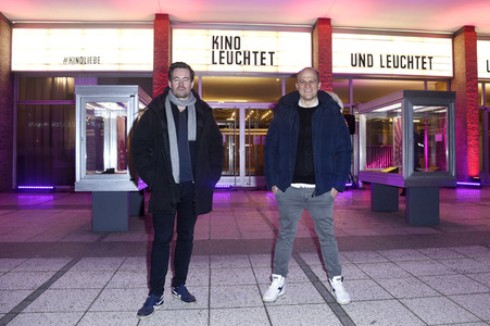 Aktion 'Kino leuchtet. Für dich.' in Berlin