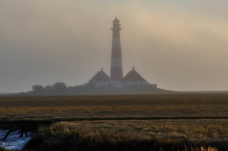Leuchtturm Westerheversand bei Westerhever