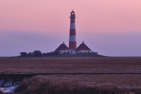 Leuchtturm Westerheversand bei Westerhever