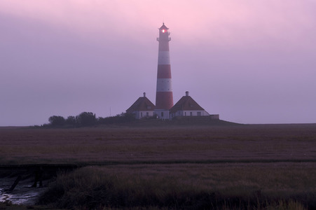 Leuchtturm Westerheversand bei Westerhever