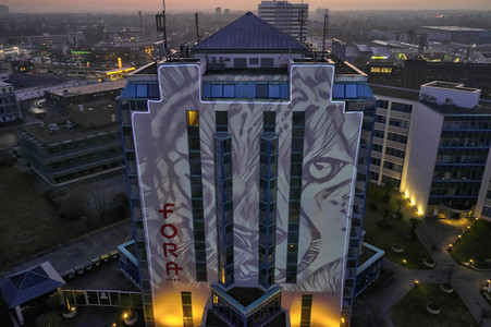 Corona-Protestaktion in Hannover