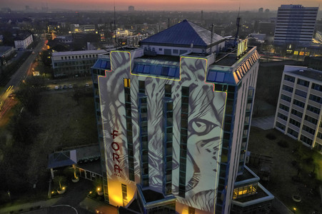 Corona-Protestaktion in Hannover