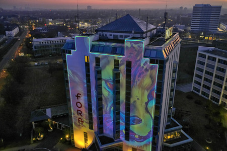 Corona-Protestaktion in Hannover
