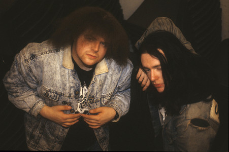 Photoshooting mit Napalm Death in London