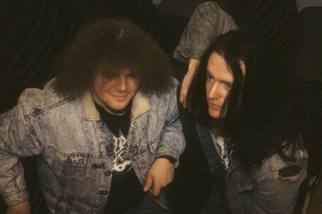 Photoshooting mit Napalm Death in London